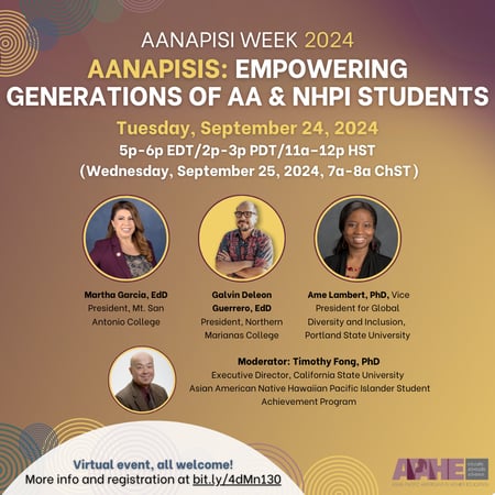 AANAPISI Event: Empowering Generations of AA and NHPI Students