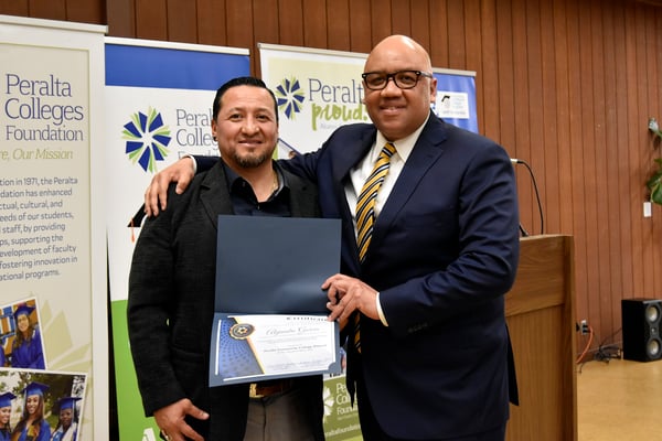 Alejandro Garcia Tenure Photo w President Johnson