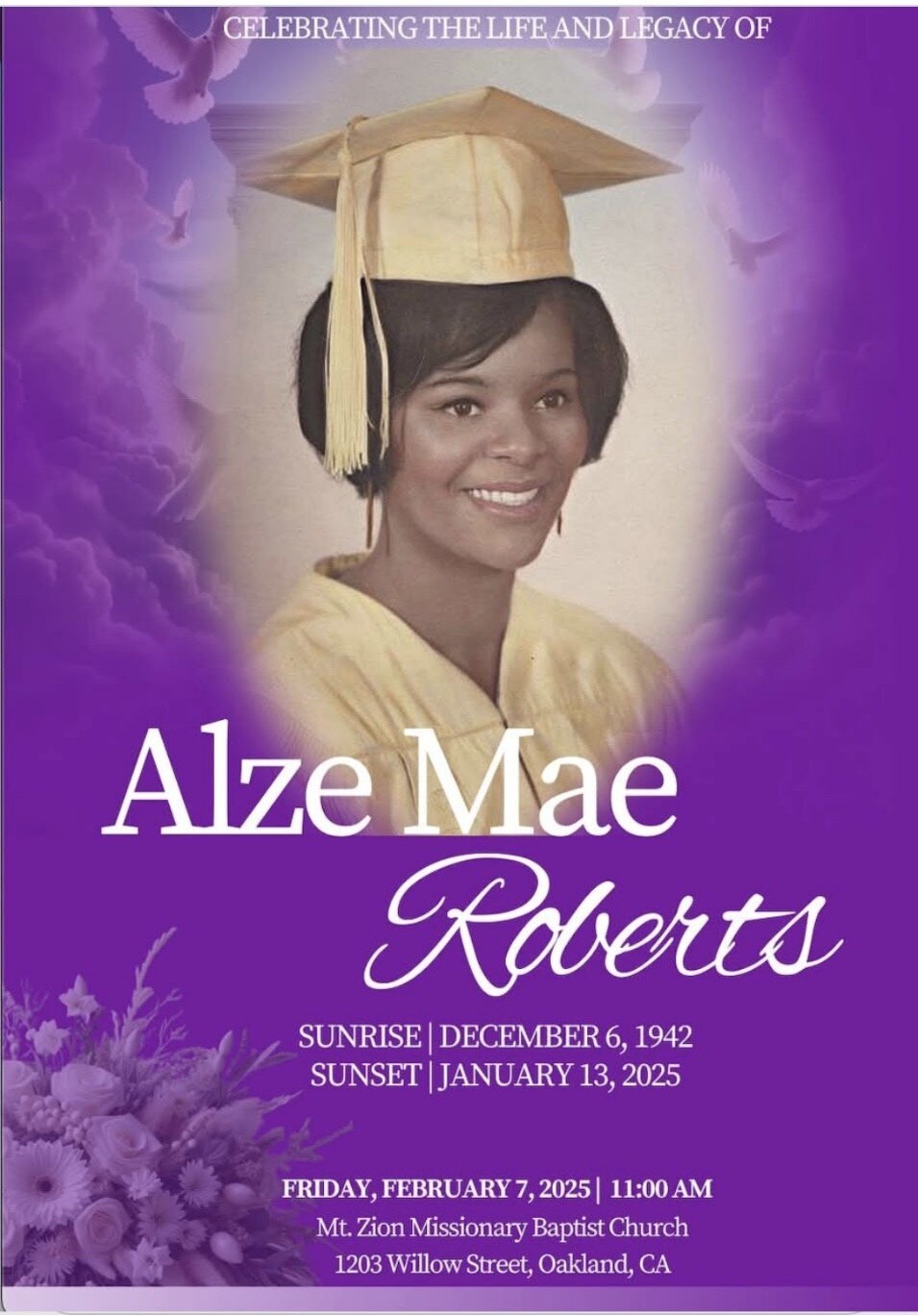 Alze Mae Roberts flyer