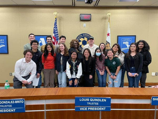 Associated Students Leadership Meeting Group Photo