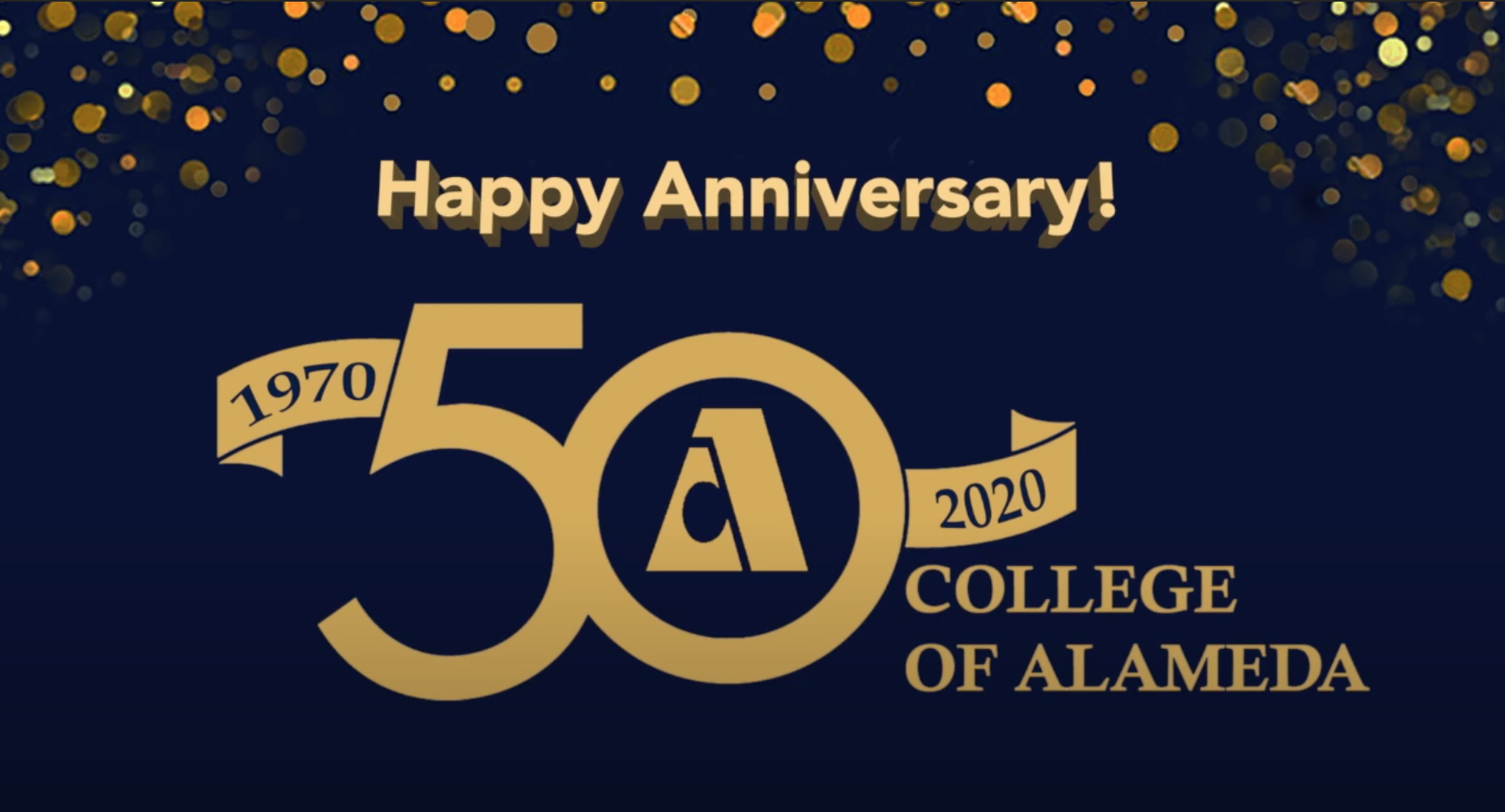 COA Happy Anniversary College of Alameda