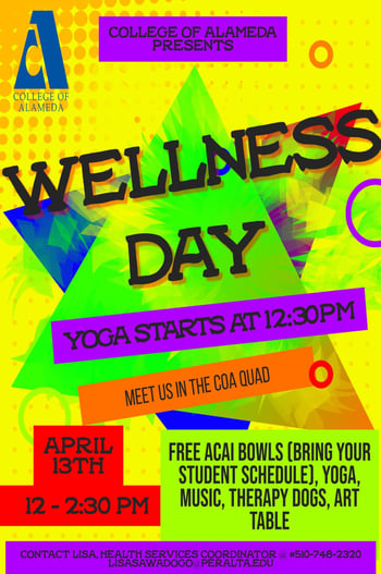 CoA Student Launches Wellness Day