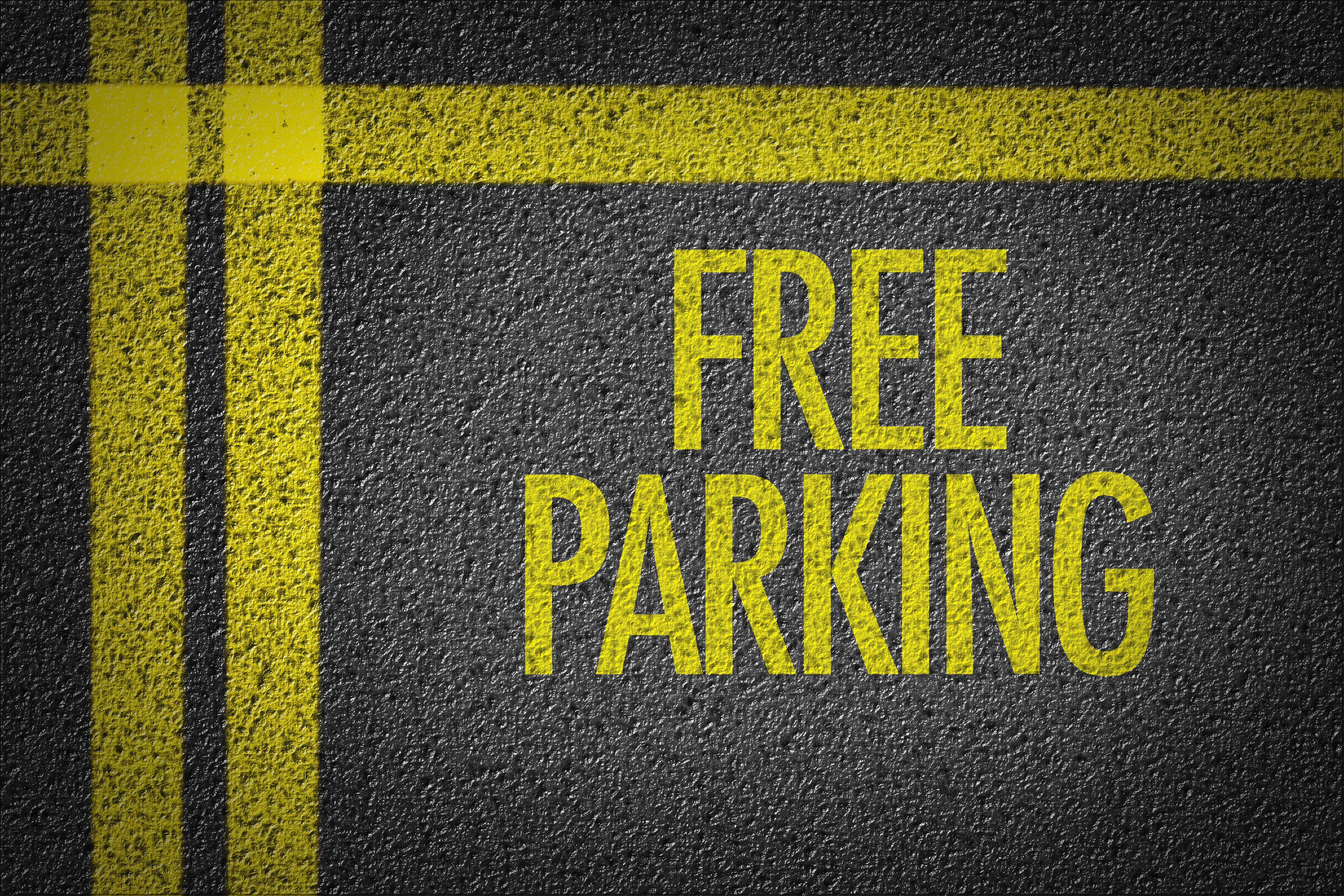 Free Parking sign