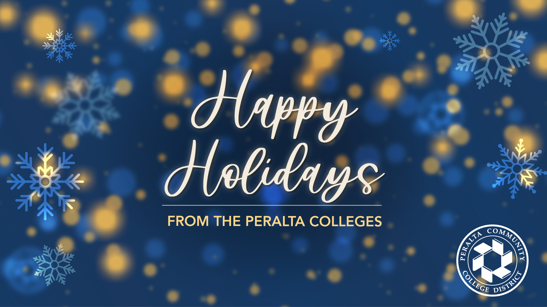 Happy Holidays from the Peralta Colleges