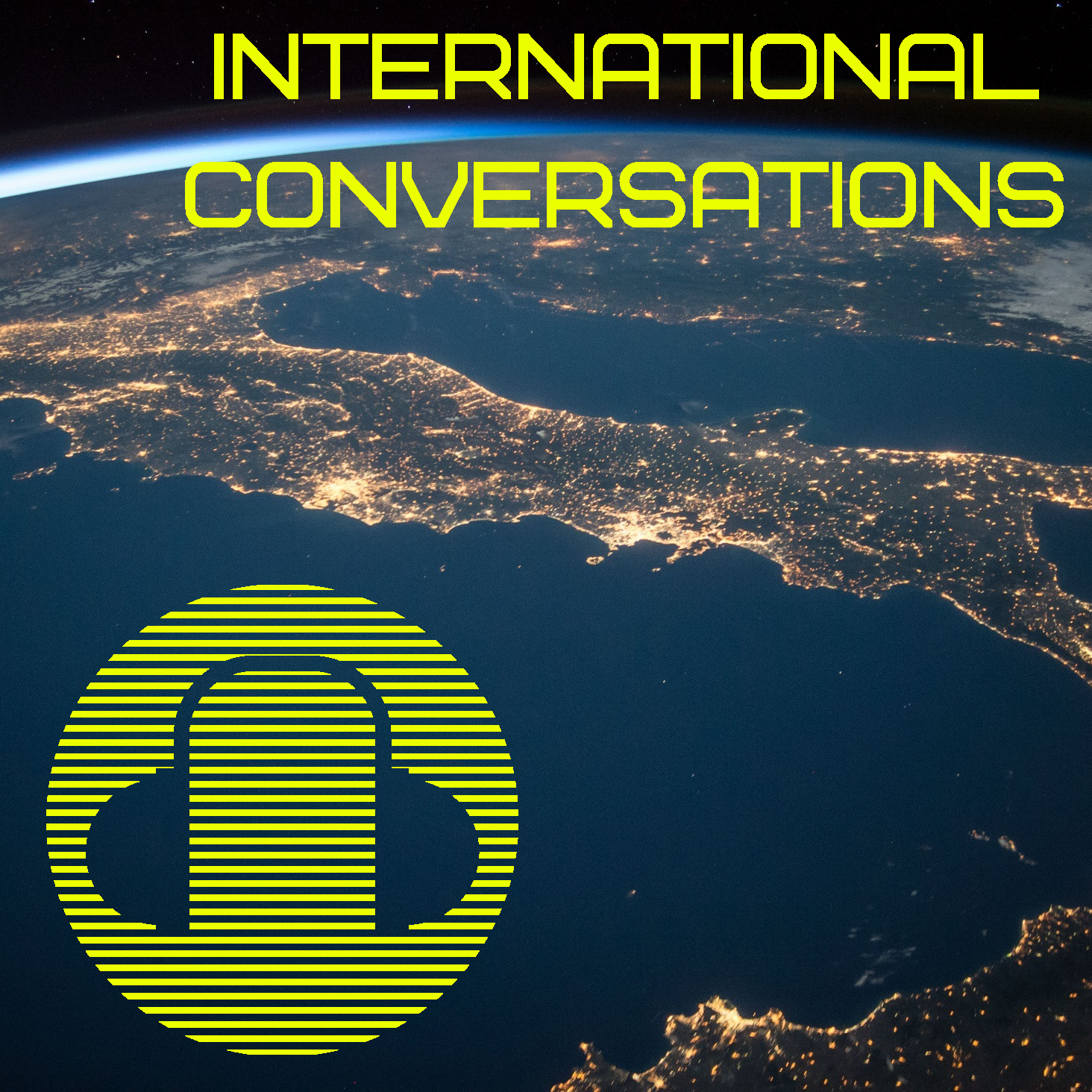 KGPC Radio International Conversations show logo