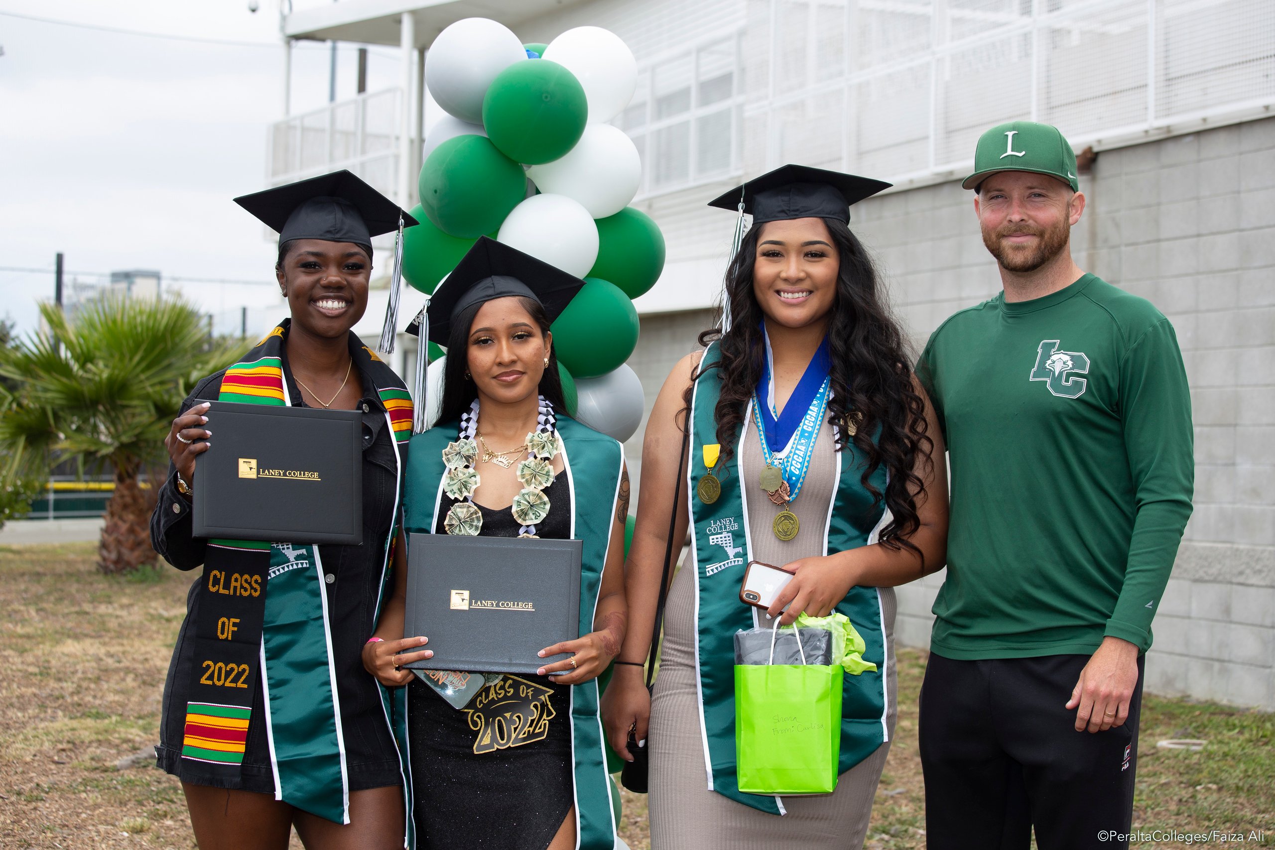 Laney Womens Track Team at Graduation 2022