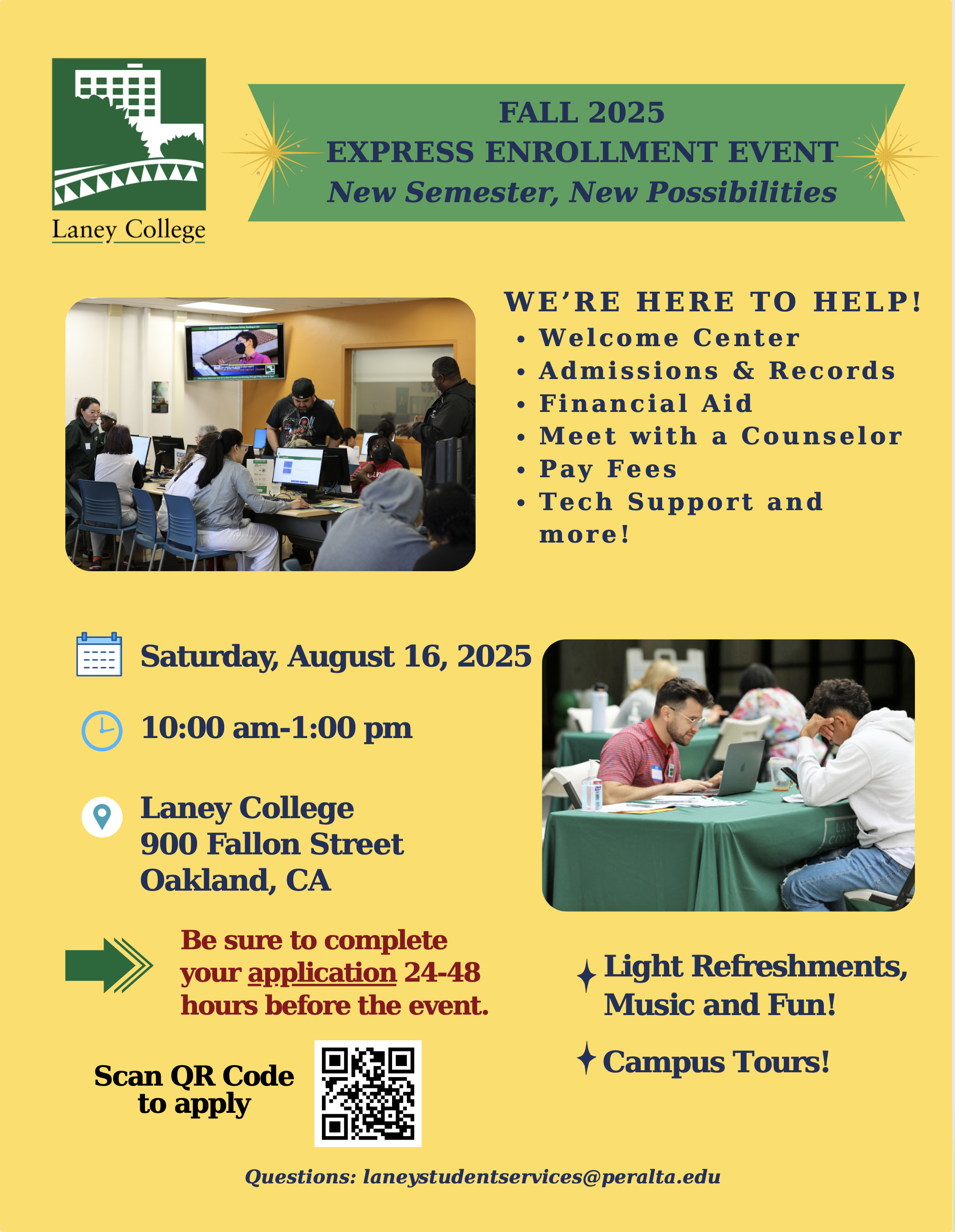 LaneyExpress Enrollment