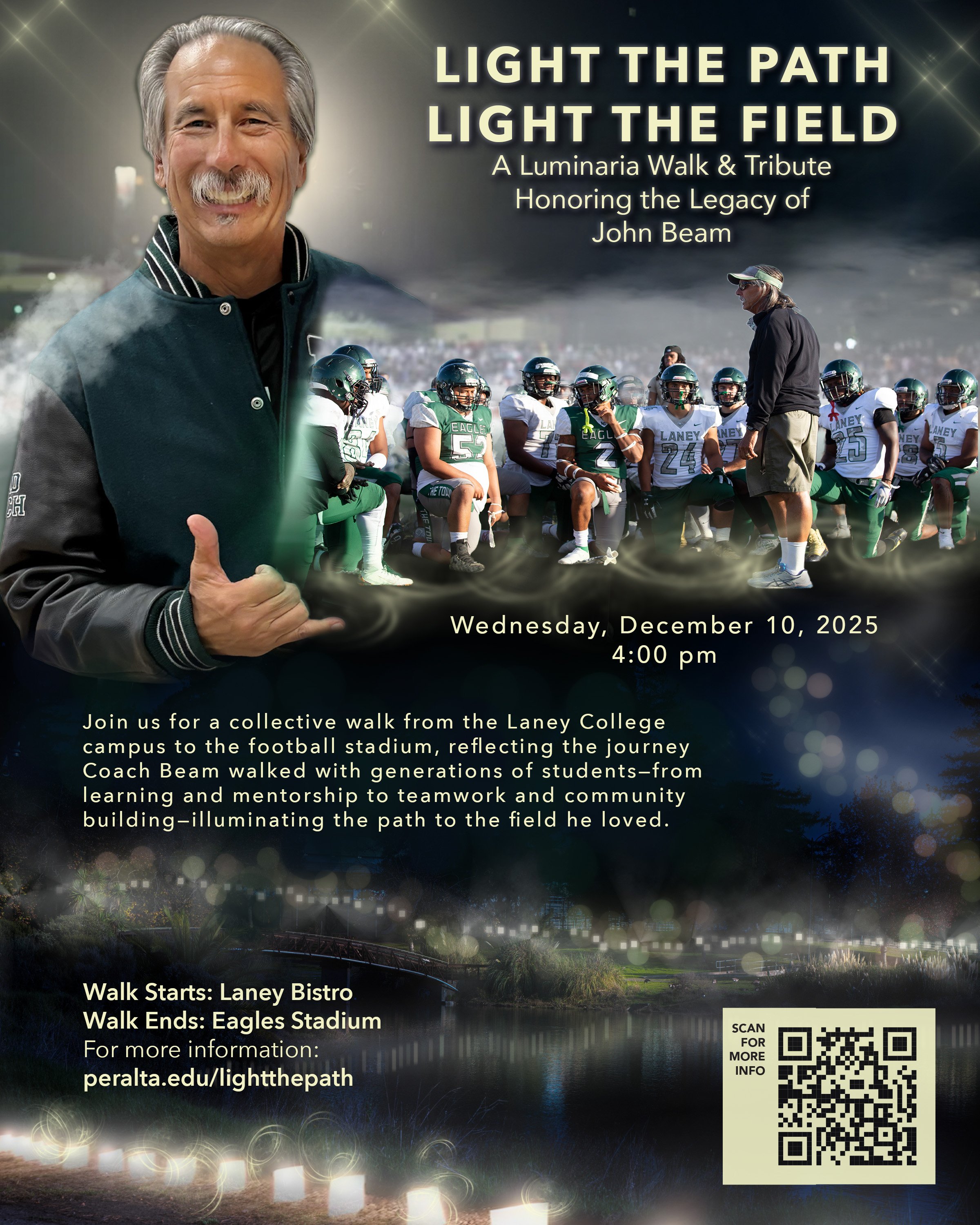 Light The Path; Light The Field - Luminaria Walk and Tribute honoring the legacy of John Beam