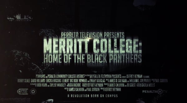 Merritt College Home of Black Panthers