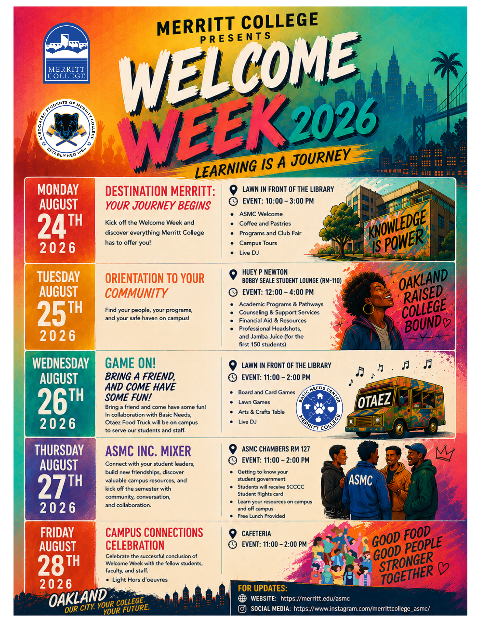 Merritt College Welcome Week 2026