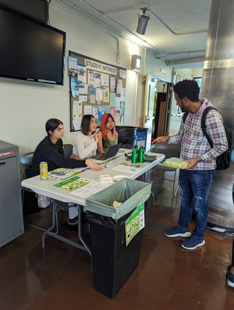 Merritt Sustainability Club Table