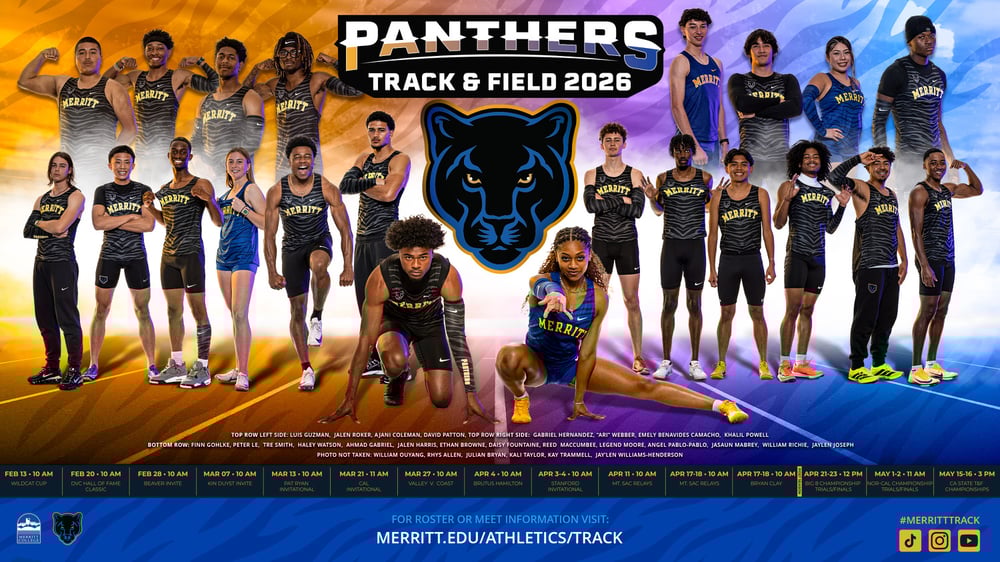 Merritt Track & Field Poster 2026