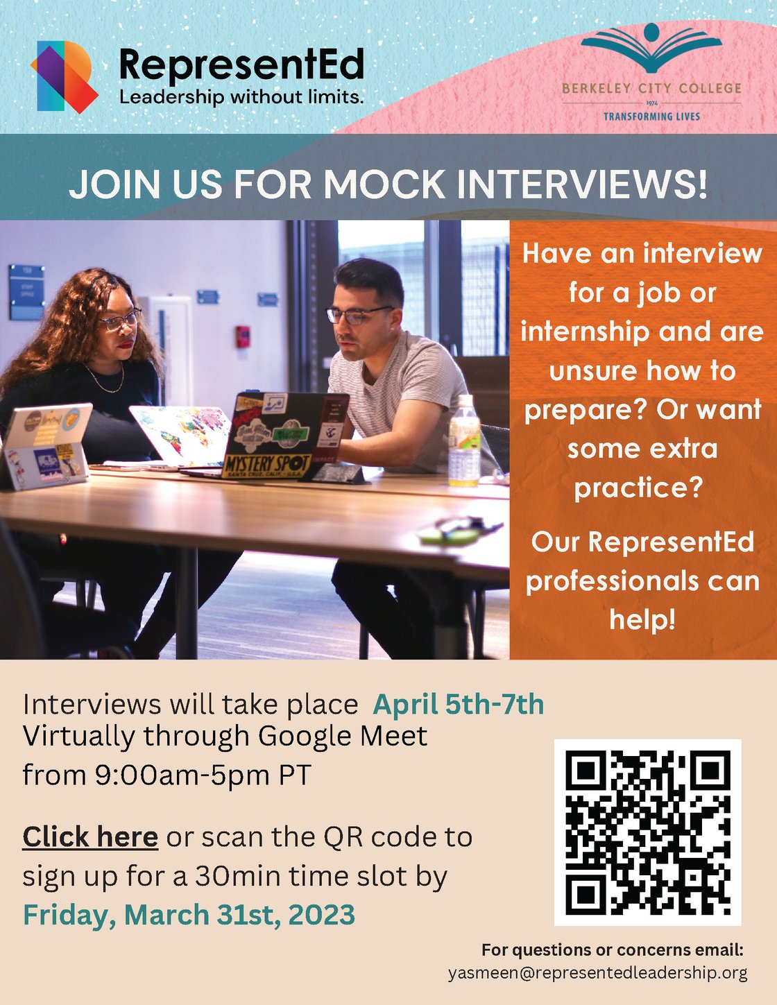 Mock Interview flyer