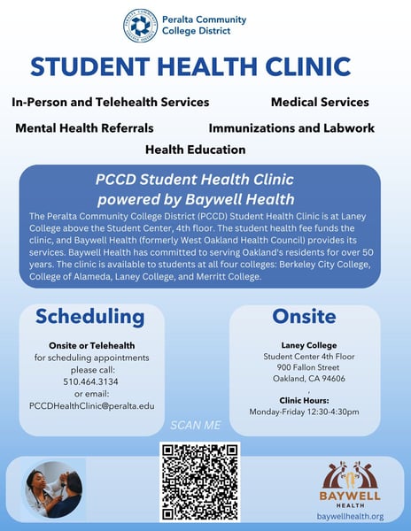 PCCD Health Clinic Flyer Revised