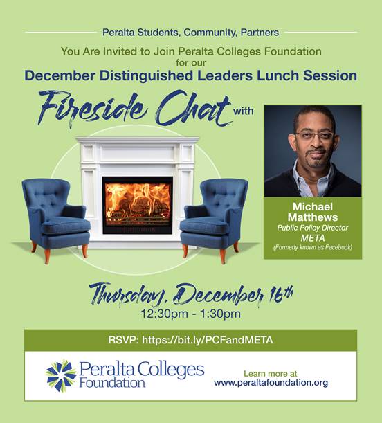 Peralta Colleges Foundation Fireside Chat