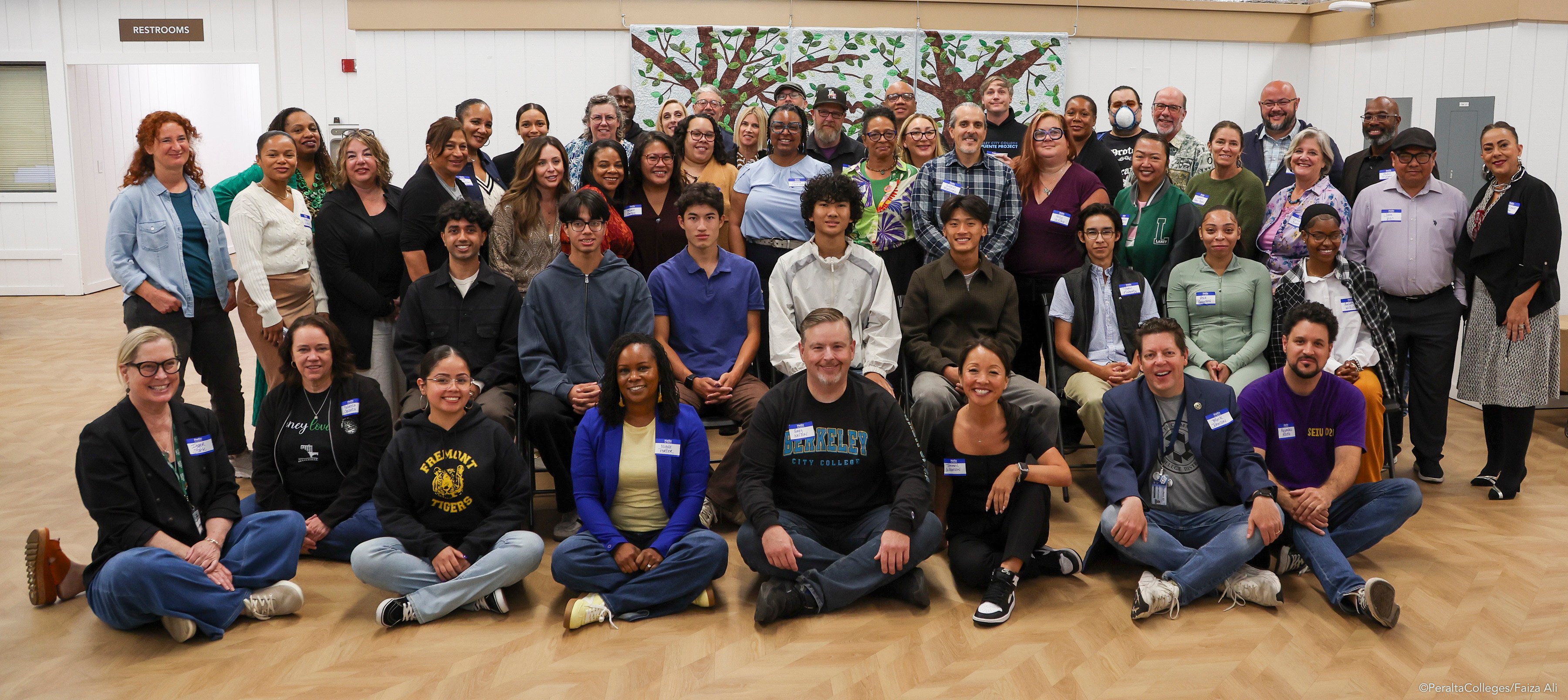 Participants of the Shared Governance Summit pose for a group photo