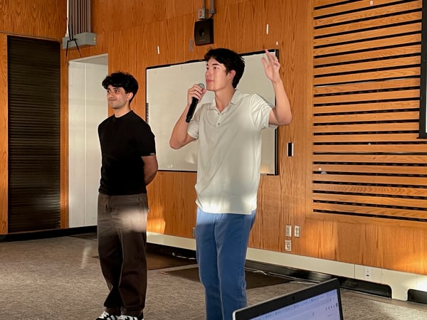 Student Leadership Mixer Ahyan and Léo