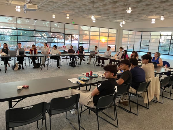 Student Leadership Mixer Students w Sunset