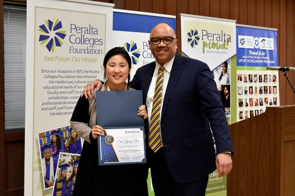 Sun Young Ban Tenure Photo w President Johnson