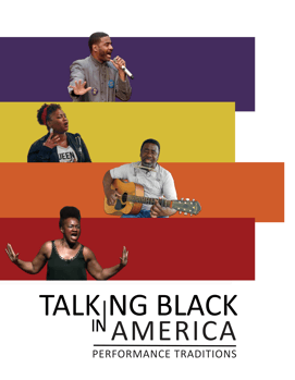 TALKING BLACK IN AMERICA PERFORMANCE TRADITIONS Poster 1