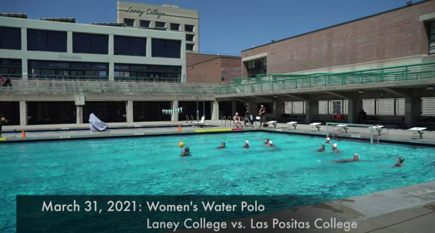 laney college water polo scrimmage