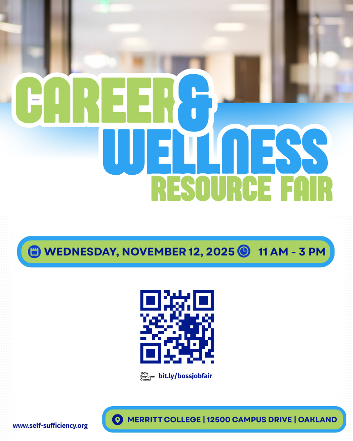 Image result for Career & Wellness Resource Fair, 11/12, 11am - 3pm @ Merritt College