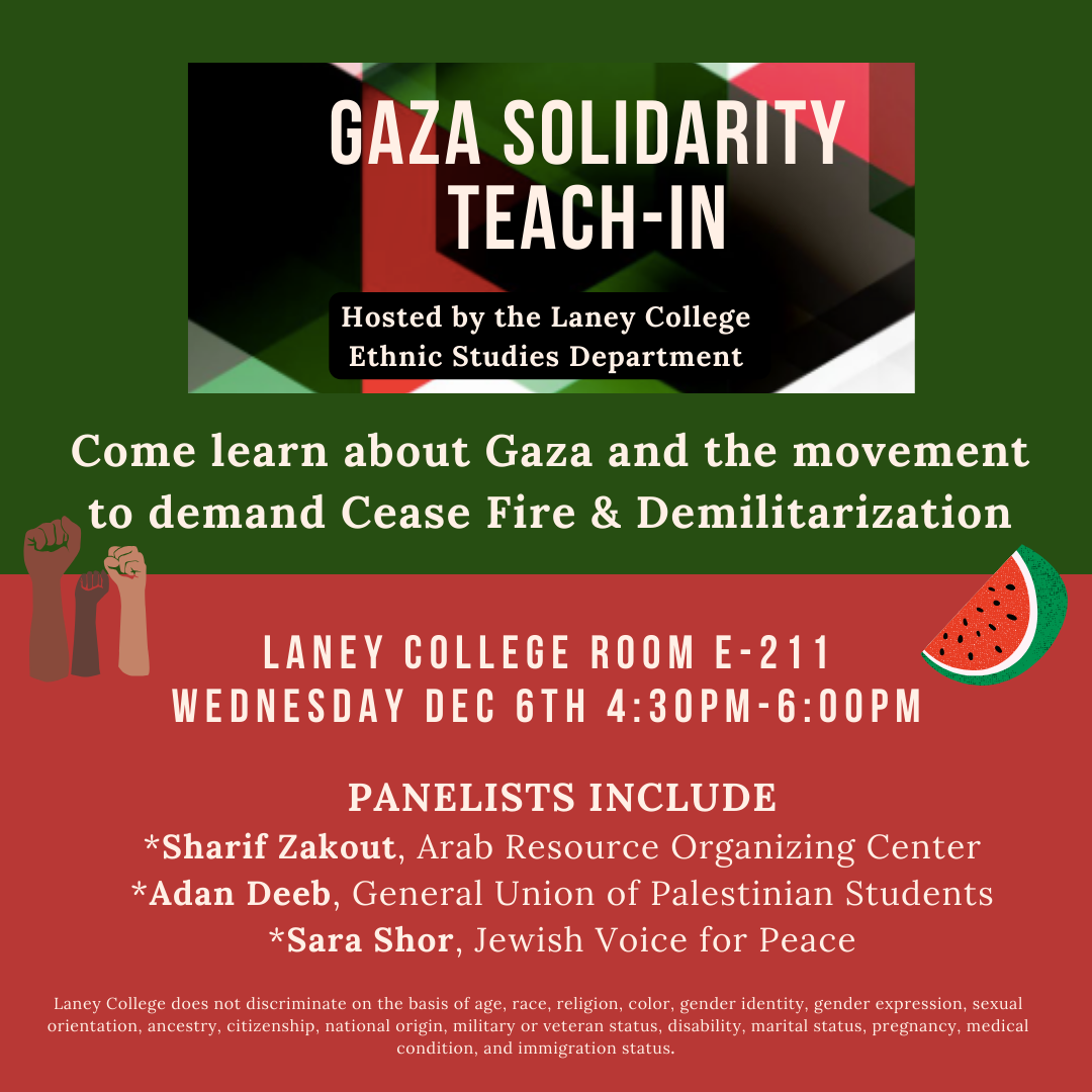 Gaza Solidarity Teach-In